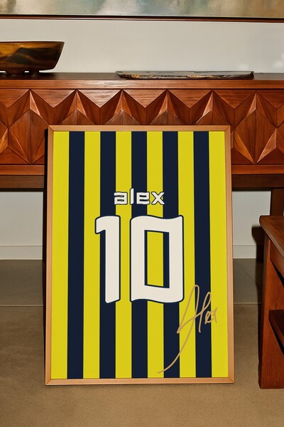 Base Concept Alex 10 İmzalı Forma Tablo Poster (Çerçeveli)