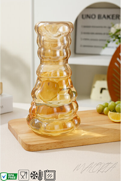 Maloria Gold Boncuk Başucu Sürahisi | Üzüm Karaf - 1000ml