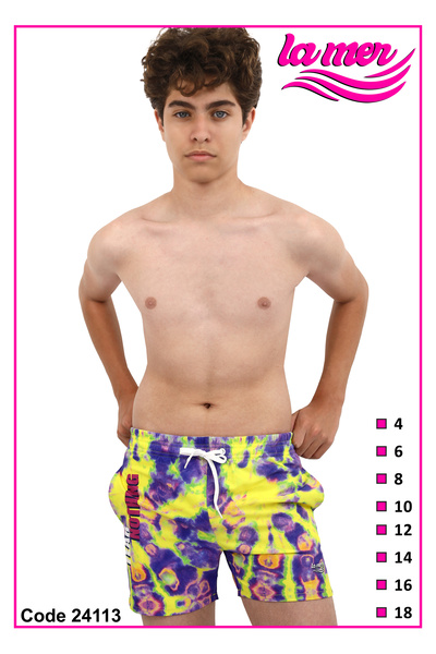 None Lamir Tropical Escape Boys' Swim Shorts