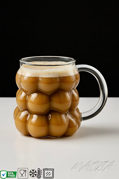 Maloria Kulplu Boncuk Bardak | Tekli - 350ml