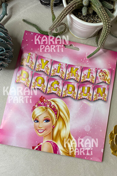 karanca parti süs لافتة زينة للحفلات بتصميم الأميرة مع عبارة 'عيد ميلاد سعيد'