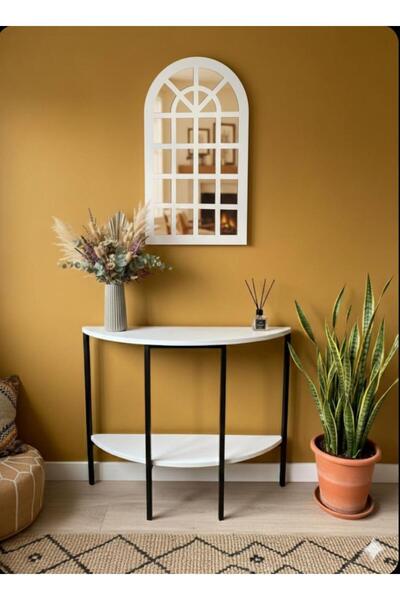 Kırlenta ASYA DRESUAR METAL AYAKLI DRESUAR KAHVE KÖŞESİ KONSOL