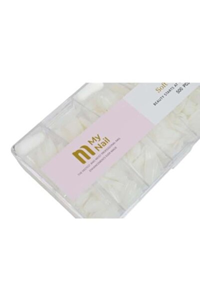 May Nail مجموعة أطراف أظافر جل ماي نيل، 500 قطعة (BK24-520)