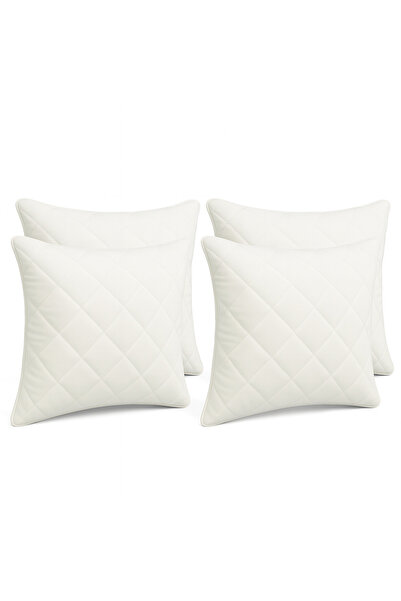 SELLER HOME Set of 4 Pillows 40x40cm - Hypoallergenic, Quilted