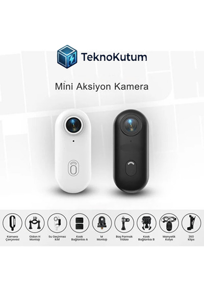 TEKNOKUTUM Full HD 1080P Göğüs Kamerası Motosiklet Bisiklet ve Scooter Kullan...