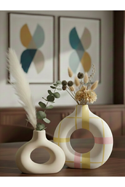 LUNİVAA HOME Decorative Bohemian Style Geometric Patterned Home, Office, Gift...