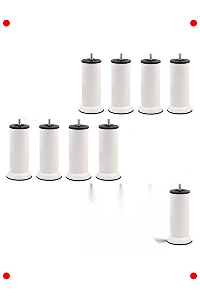 markentegra Metal Support Leg Set, with M8 Bolts, 15 cm (12 Pieces)