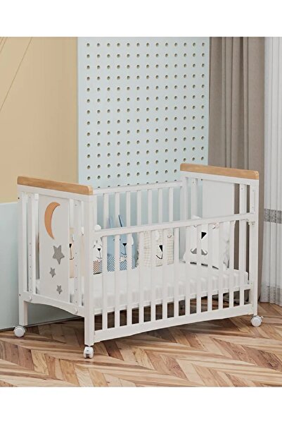 Fun Moment Wooden crib for children 120 x 60 cm