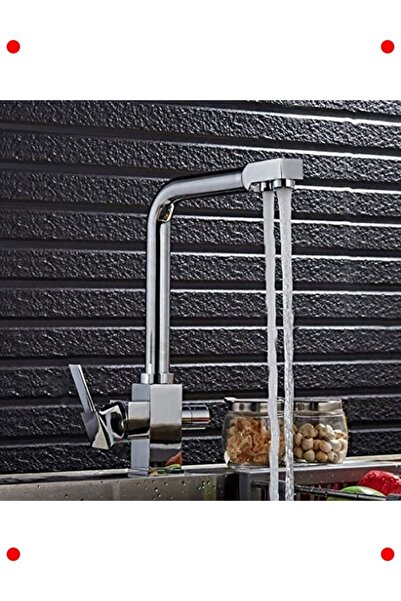 markentegra Square Design 3-Way Water Purification Outlet Kitchen Sink