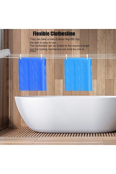 OEM Clothes dryer, Blue, 5 drying lines, 4.2 m long