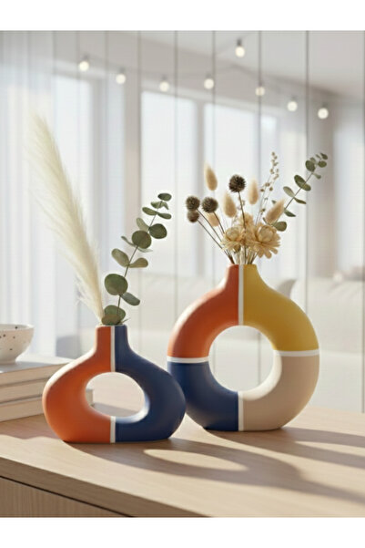 LUNİVAA HOME Decorative Bohemian Style Geometric Patterned Home, Office, Gift...