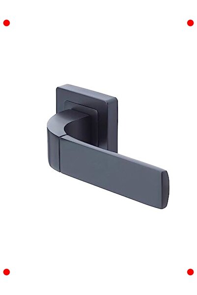 markentegra Wc Type Door Handle - Black Matte Finish