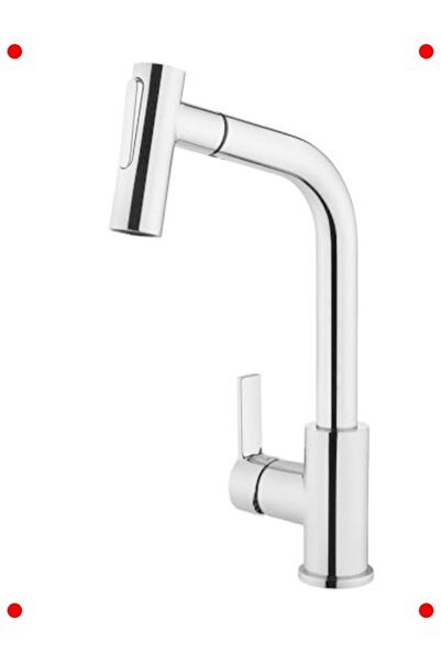 markentegra Chrome Pull-Out Kitchen Sink (24 cm)