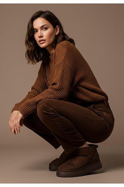 Roy Jones ® I Calgary RJUGGY Lifestyle Зимові жіночі черевики з хутром і високою підошвою