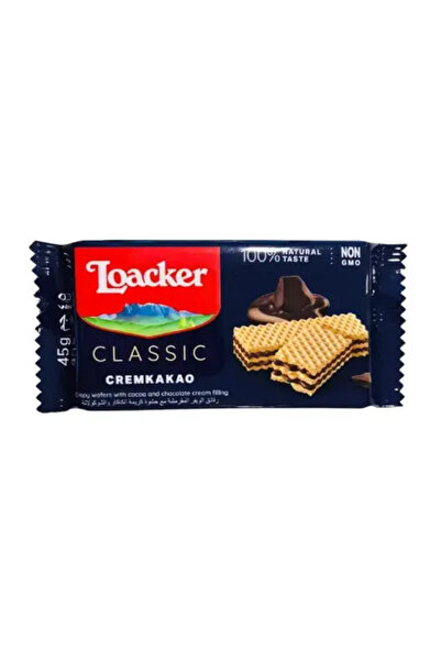 Loacker رقائق الكاكاو الكلاسيكية 45 جم - عبوة من 3 قطع