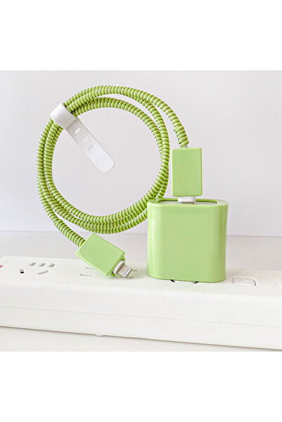 Goldie Case Apple 18W/ 20W Uyumlu Düz Renk Şarj Aleti Kılıfı