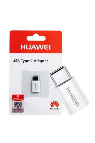 Huawei Huawei Original USB Type-C Adapter - Micro USB to Type-C Converter Cable - Supports Charging and Data Transfer