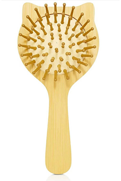 TTT مشط بتصميم القطط من الخيزران، عبوة من 24 قطعة