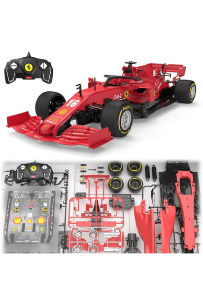Rastar مجموعة بناء سيارة فيراري F1 SF1000 للتحكم عن بعد بمقياس 1:16