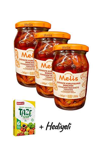 KMS HOME Melis Güneşte Kurutulmuş Domates 340 Gr X 3 Adet