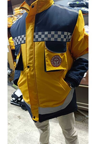 TRENDAY TEKSTİL Emergency Health Paramedic New Type Coat Jacket