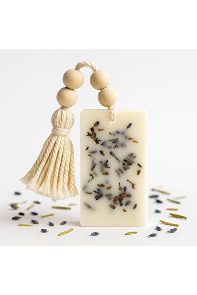 LumanariArtizanale.Ro Wardrobe Air Freshener, Scented Tablet, NOEMA – Lemongrass, Lavender, Musk, Handmade in Romania