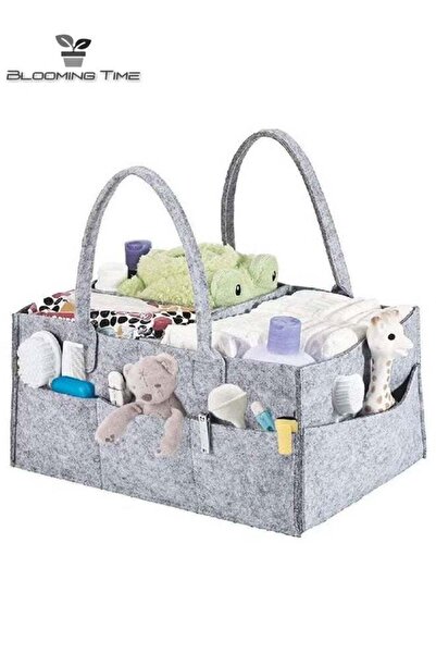BLOOMING TIME Multifunctional Felt Bag, Suitable For Baby Supplies, Large Cap...
