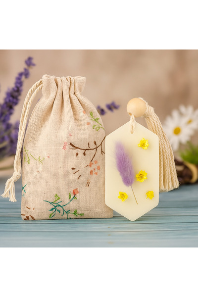 LumanariArtizanale.Ro Wardrobe Air Freshener, Scented Tablet, SERENE- lavender - chamomile - vanilla, handmade in Romania