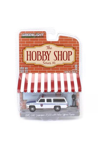 Greenlight The Hobby Shop Series 16 1985 GMC Suburban 1/64 Model Araba