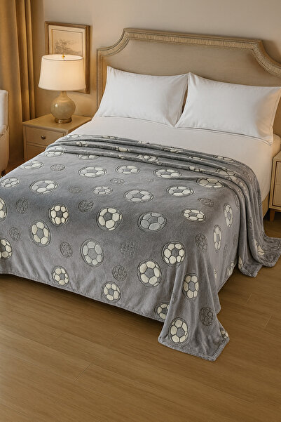 BaoBao Cocolino Glow Blanket 200x230 cm, 1 KG – Glow Football Pattern for Chi...