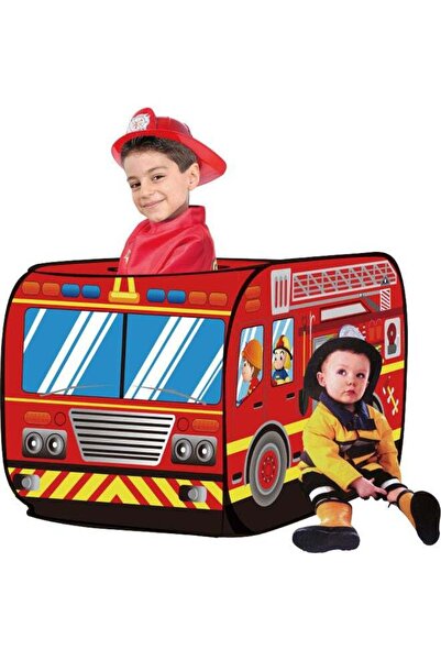 KidLe Children's Fire Truck Play Tent 110x70x70cm