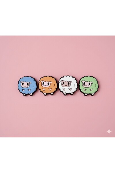 Crocs Koyun Jibbitz terlik süsü 4ad