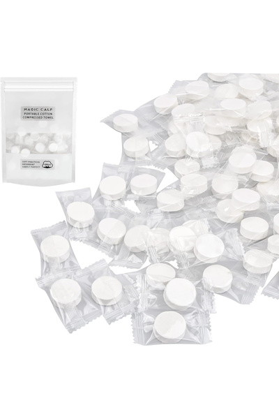 MaffStuff Compressed Wet Wipes 100 Pieces MaffStuff® Hypoallergenic Biodegradable