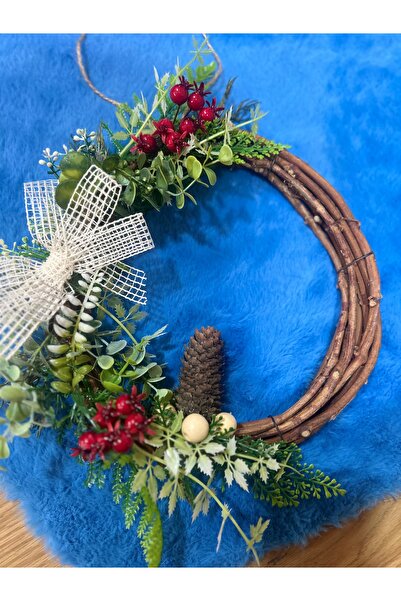 Marrone New Year's Door Ornament Cochineal Wreath