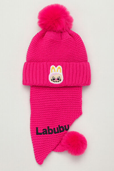 LABUBU Hat and scarf set, children