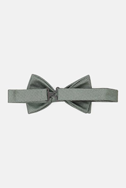 Alfani Men Pre Tied Geo Bow Tie And Solid Pocket Square Set, Green/Cream