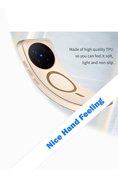 Wtech vivo X300 Pro 5G 2025 Hybrid Translucent Magsafe Raised Camera Lips Elegant Look Case Cover