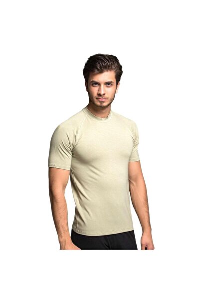 THERMOFORM Bamboo Men's T-Shirt - Short Sleeve - - Sand