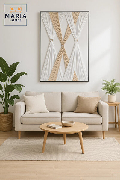 MARIA HOMES Modern Wall Art 120×80 – Luxury Wall Decor Frame for Living Room & Bedroom