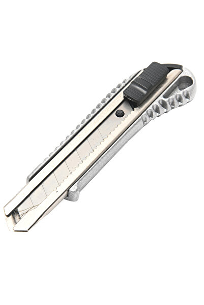 Lawazim سكين متعدد الاستخدامات فضي اللون ذو شفرة قابلة للفصل