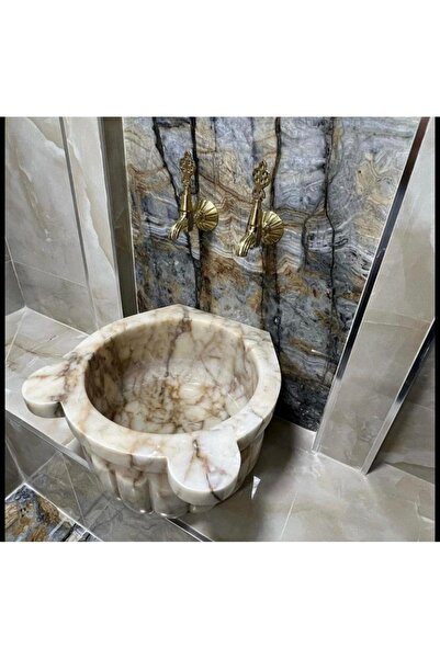 Belle Vie Bella vie Afyon sarısı modern Livingstone mermer kurna Türk hamamı ...