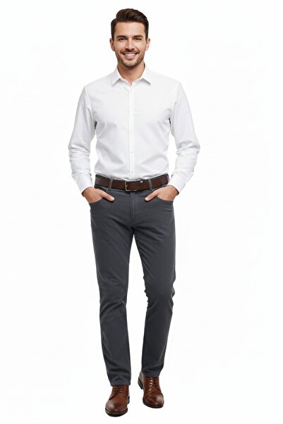 polo casimo Men's Regular Fit 5 Pocket Corduroy Pants 320 Bgl-St05054