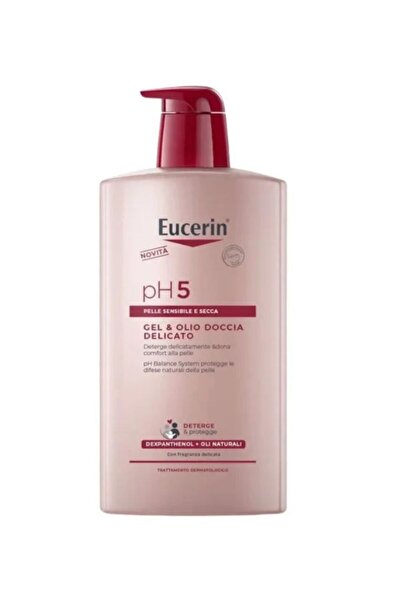 Eucerin pH5 Gentle Shower Gel & Oil, 1 L