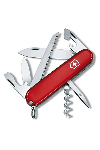 Victorinox Camper Multifunctional Knife 1.3613, 13 Functions, Red