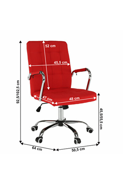 Codan MORGGEN office chair, red