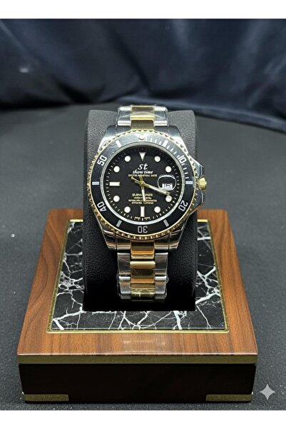 Feronnucci ساعة يد رجالية بسوار فضي من الفولاذ وحركة كوارتز تناظرية مع سوار ه...