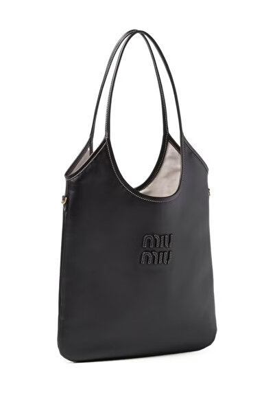 MIULAB MIU MIU canvas handbag shoulder bag
