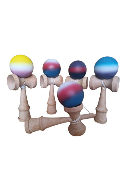 ADDA Διαδραστικό παιχνίδι Kendama 18 cm, μπάλα με αντιολισθητική επιφάνεια, μοντέλο με διαβάθμιση