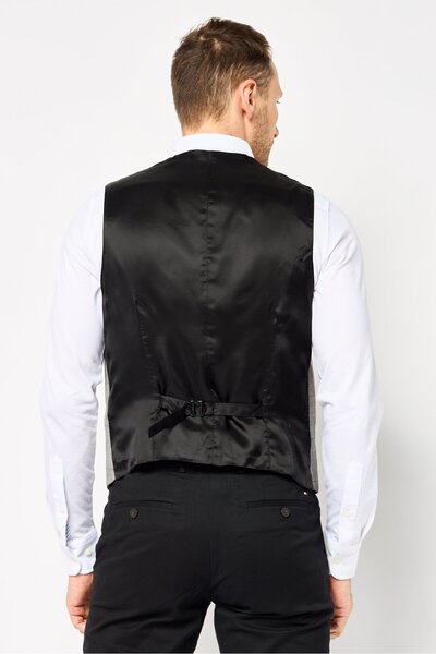 Gant Men Regular Fit Madras Checked Semi-Formal Waistcoats, Multicolor