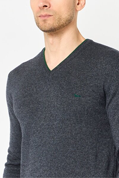 Harmont & Blaine Men Crew Neck Knitted Sweater, Grey
